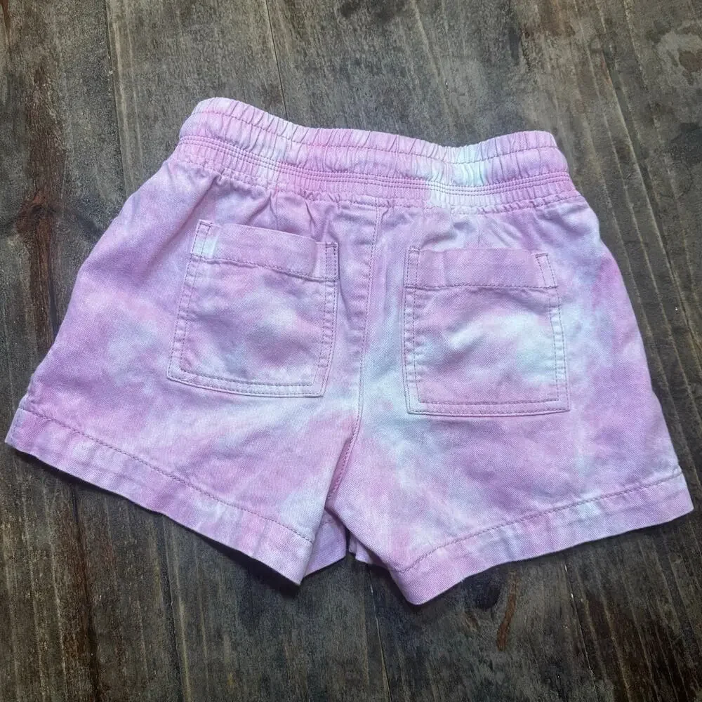 Gap Kids Pink Sweat Shorts sz S (6-7) Pink Tie-Dye Shorts
